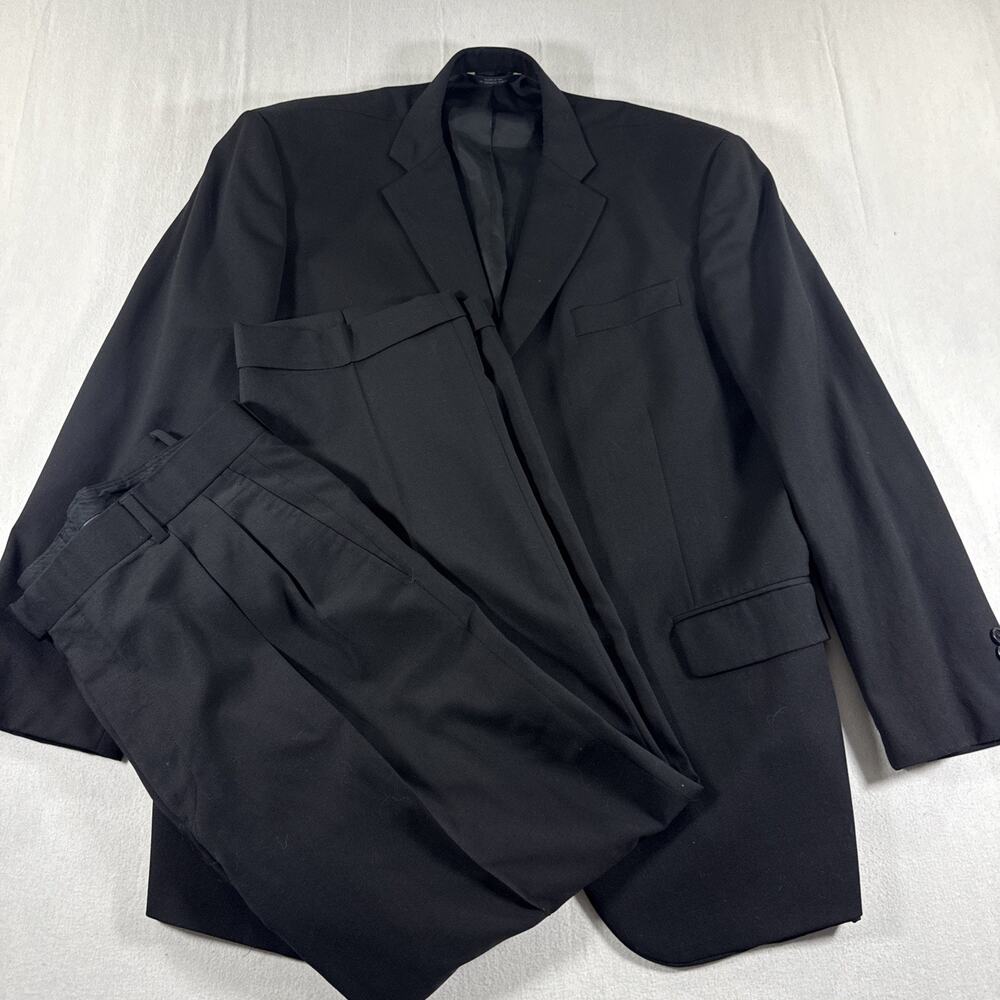 Brooks Brothers Estrato By Trabaldo Togna Wool 2 Piece Suit 46R/41W Madison USA